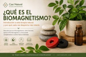 ¿Qué es el biomagnetismo? Sesión de biomagnetismo con aplicación de pares de imanes terapéuticos sobre la espalda de un paciente.