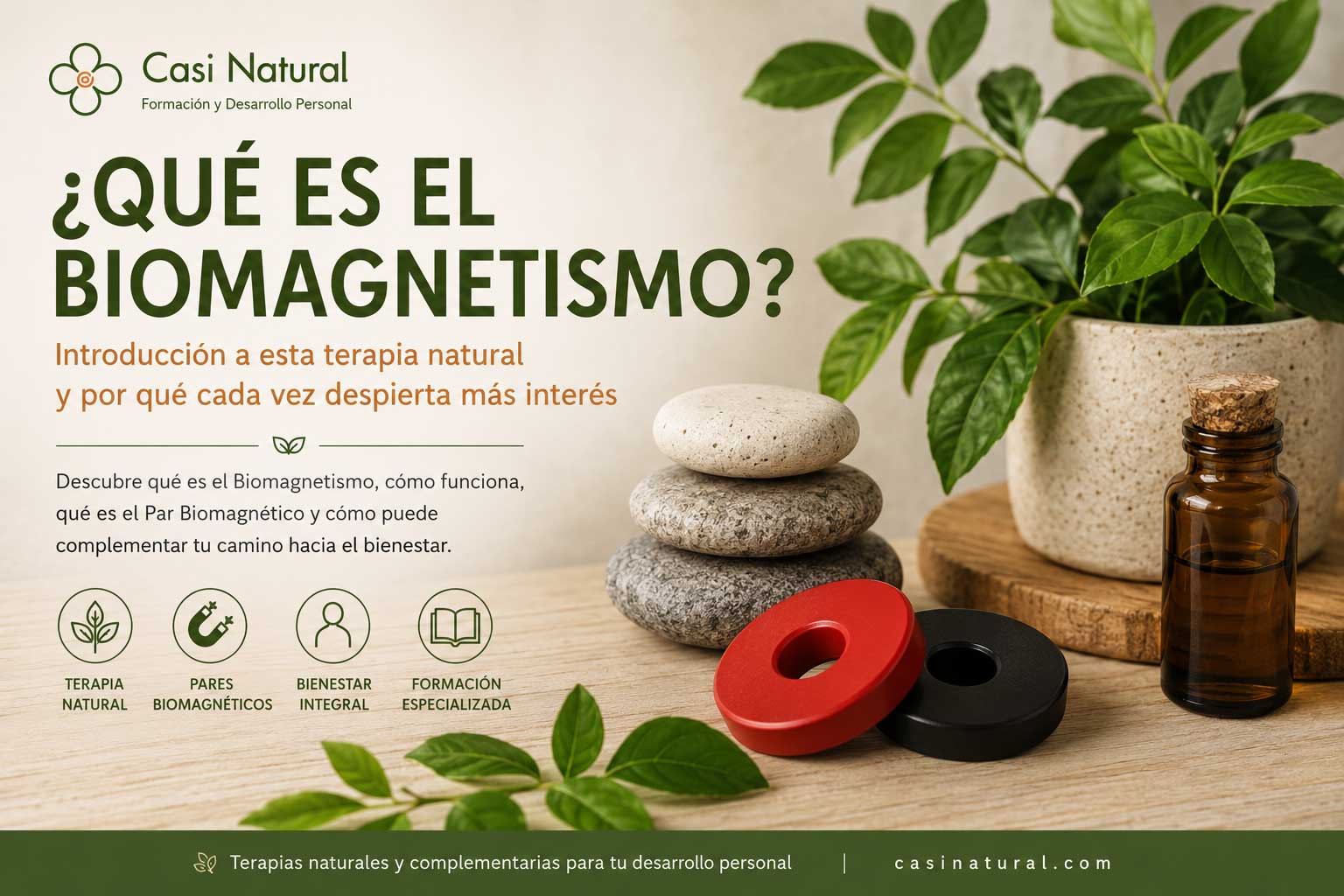 ¿Qué es el biomagnetismo? Sesión de biomagnetismo con aplicación de pares de imanes terapéuticos sobre la espalda de un paciente.